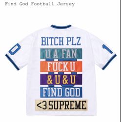 Supreme Find God Football Jersey (White)
