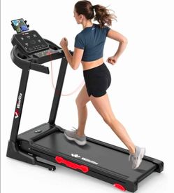 Winfita T711 Folding Electric Treadmill - 3.5HP, LED Display, 300 lb Capacity #158