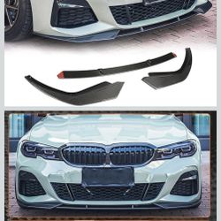 MCARCAR KIT Carbon Fiber Front Lip for BMW 3 Series G20 M Sport 2019-2022 320i 330i M340i Front Bumper Lip Chin Spoiler Splitter Protector Factory Out