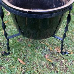 Planter in bucket 