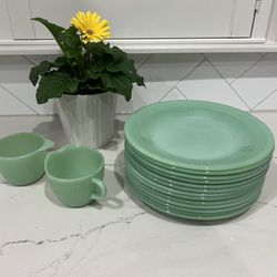Fire king Antique Dishes Jadeite Jane Ray
