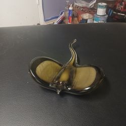 Glass Sting-ray Paperweight