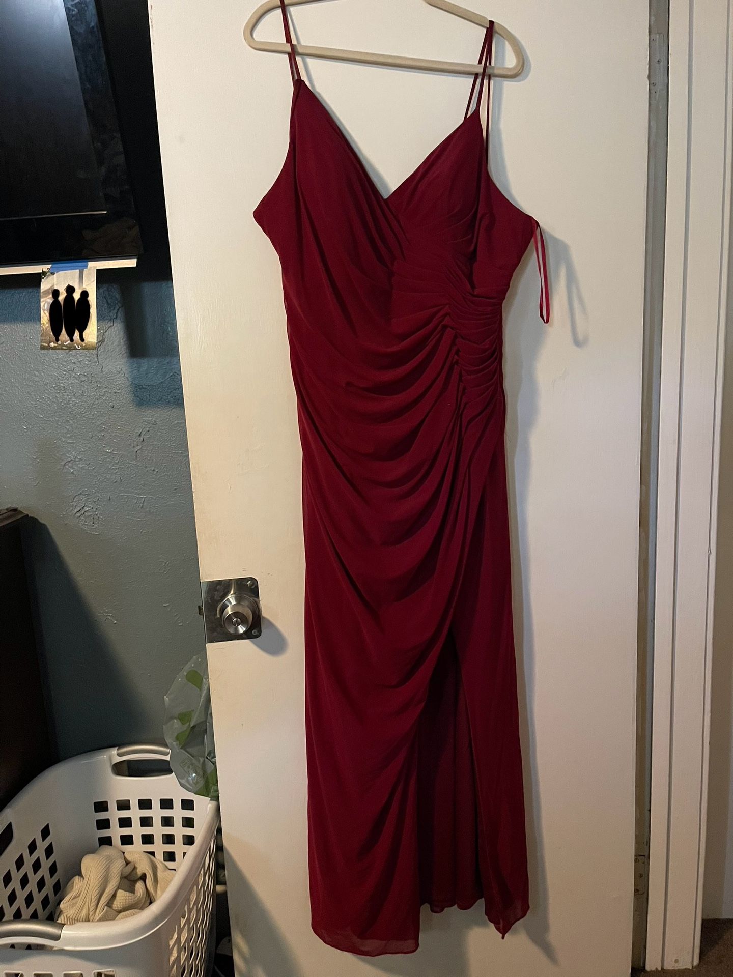 Burgundy Prom Dress