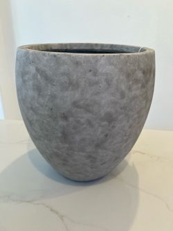 New Ceramic vase 12” tall by 11” diameter