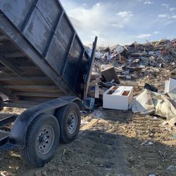 Spring Cleaning . Dumpster Trailer  Drop Off