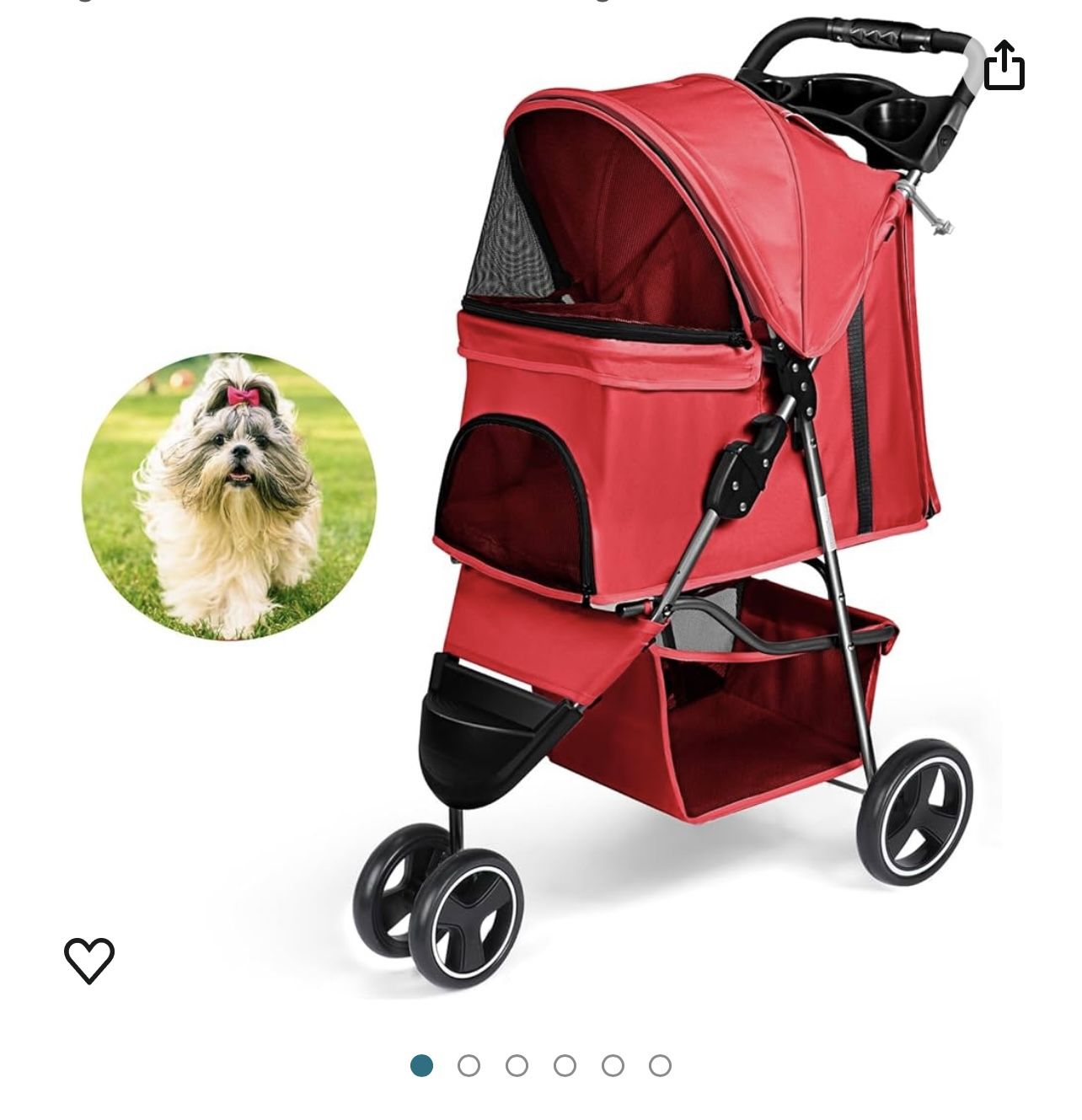 Red Dog Stroller 