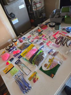 Fresh Water Fishing Tackle (some new, some used)