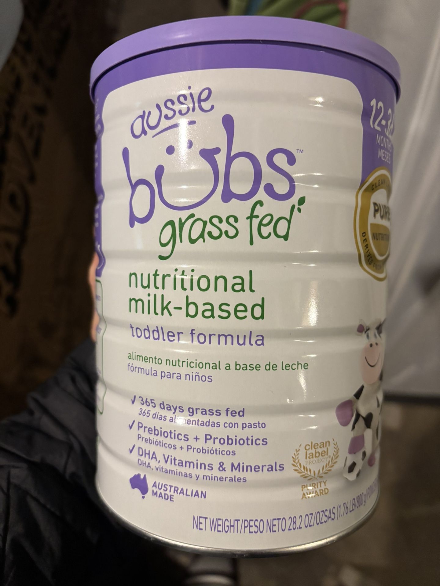 Bubs Grass fed Toddler Formula 12-36 Months