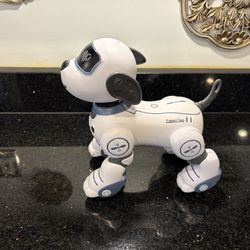 Interactive Robot Puppy Dog Toy Dancing Singing Stunt for 3-8 Year (no remote)