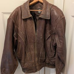 Greg Bell  Men's Leather Jacket