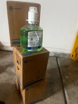 Commercial EnMotion foam hand sanitizer with moisturizer
