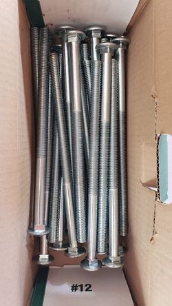 Carriage bolts - 1/2-13 x 9 1/2 box of 25