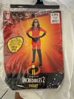 Disney Incredibles 2 Violet  Costume Large /kid