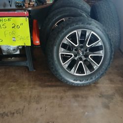 20 Inch Tahoe Rims.