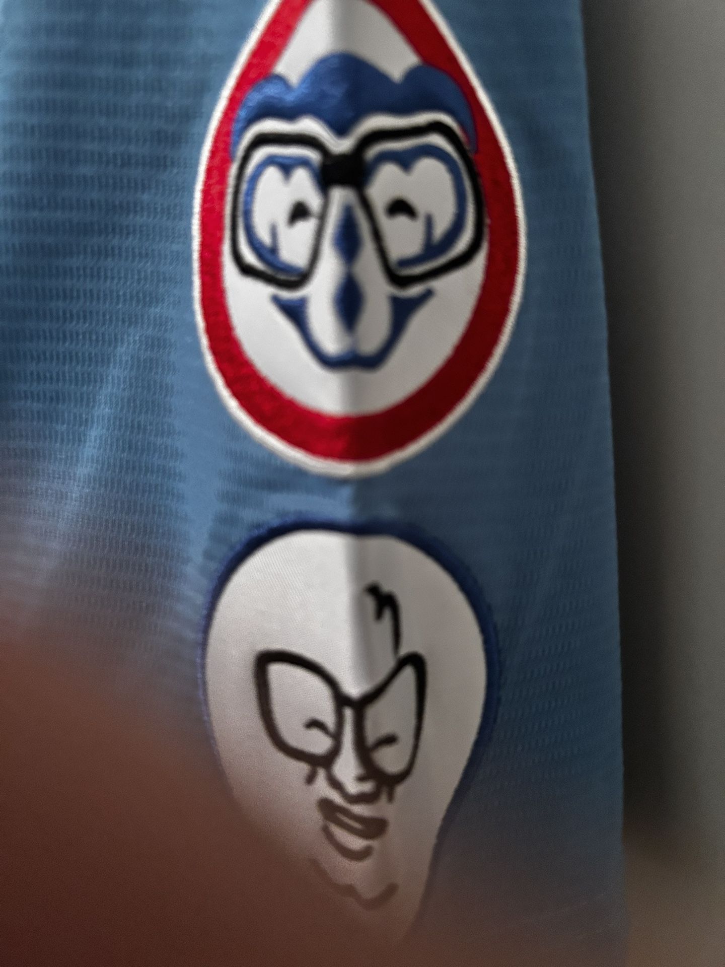 Harry Carey Friday Blue Jersey Chicago Cubs With Hat