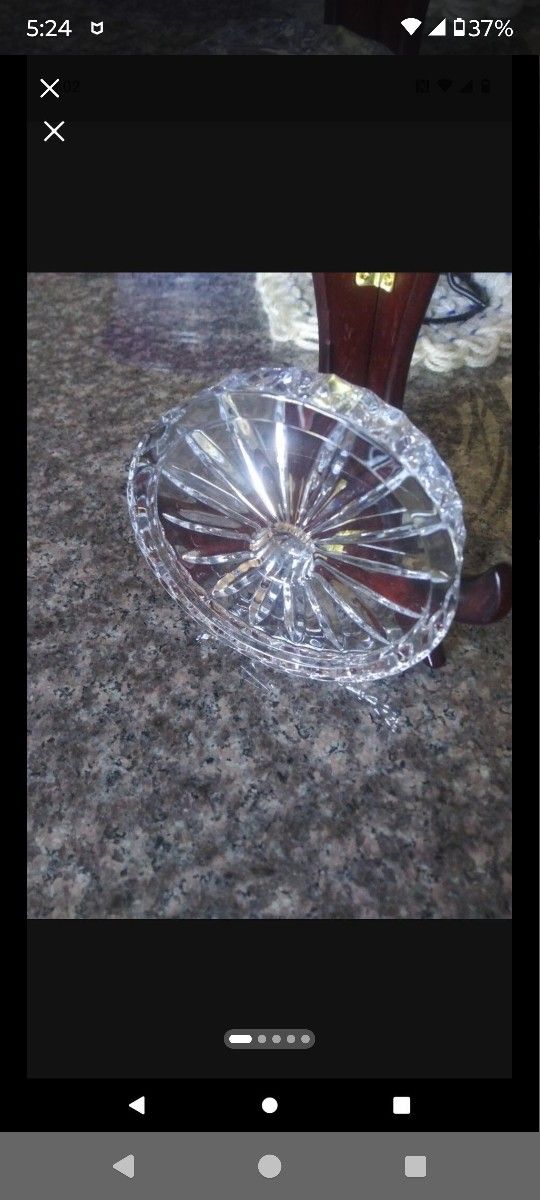 ($25) New Crystal 2 In 1 Candle Holder