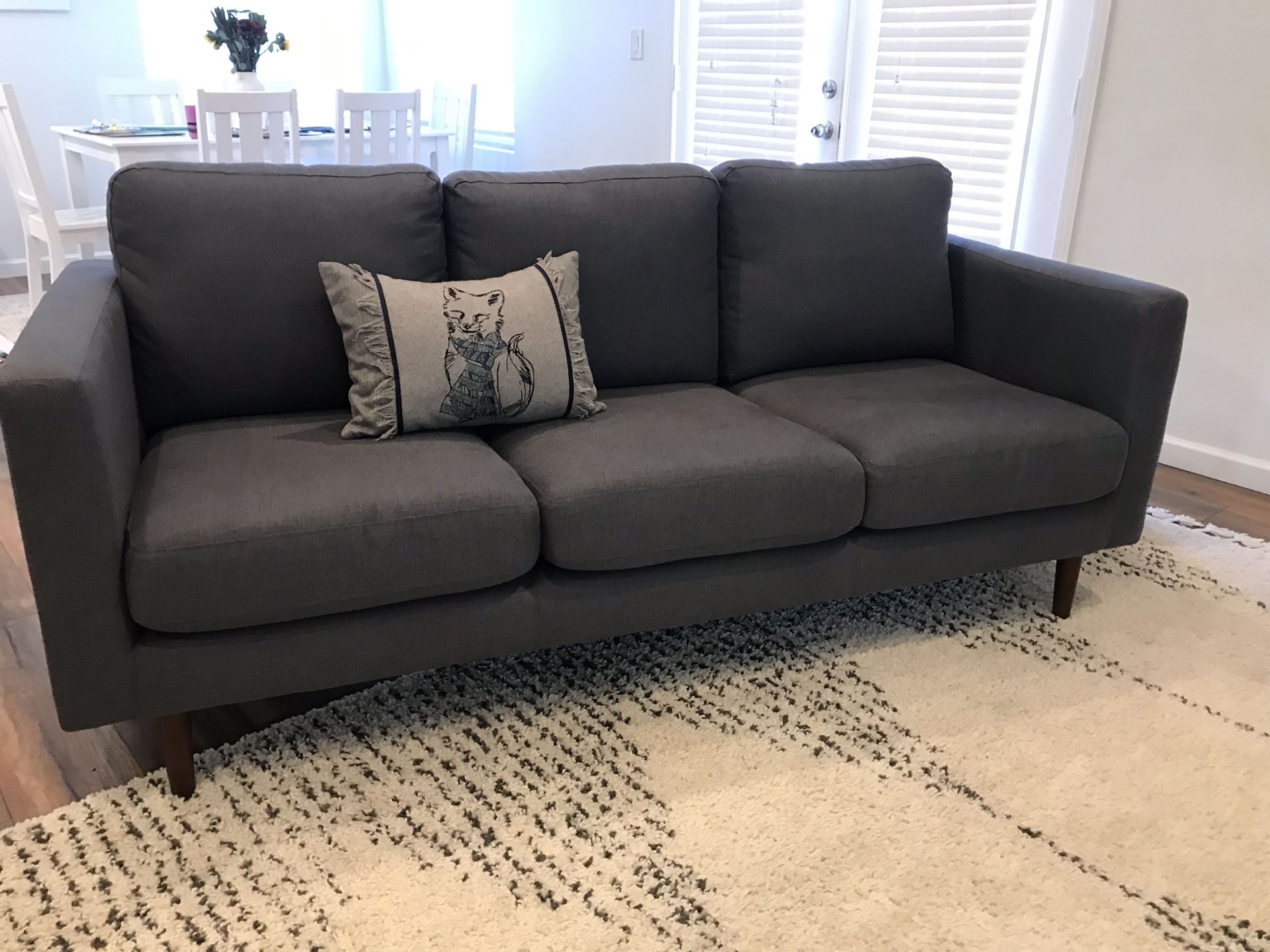 NEW Rivet Revolve Modern Upholstered Sofa