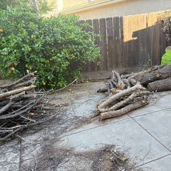 Chopped wood