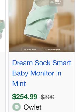 Owlet dram sock baby