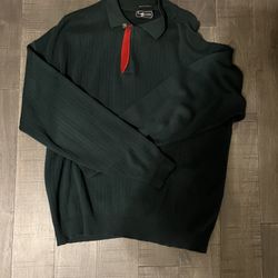 Vtg Burberry Knit Sweater