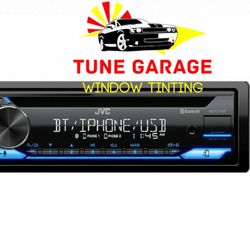 JVC KD-T711BT 1DIN CD PLAYER BLUETOOTH USB AUX  IPHONE CAR STEREO RECEIVER CAR