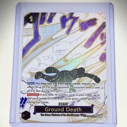 Ground Death (Alternate Art) - The Azure Sea's Seven (OP14)