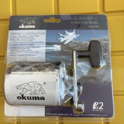 Okuma Classic CLX 300L Left-Handed Trolling Reel Combo Kit – New in Package 🎣 Brand New | 