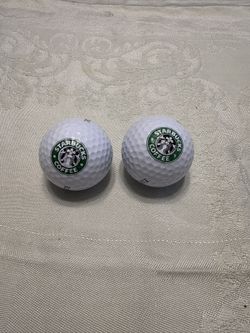 New Starbucks Golf Balls - Pair 
