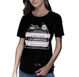 Karl Lagerfeld Paris Women's Karl's Library Tee Size: S, M, L, XL