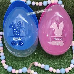 Personalized Jumbo Easter Eggs 🎉🐰 They’re pretty big order yours today.