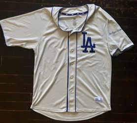 Los Angeles Dodgers Jersey Gray Medium MLB