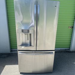 GE Appliances French Door Refrigerator, Stainless Steel Finish 