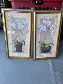Home interior set of 2 frame