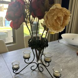 Candle And Flower vase In One