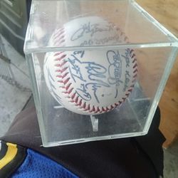 Collectors Baseball With Autographs 