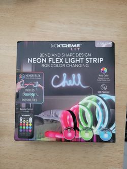 6.5 ft Neon Bend and Shape Memory Flex Wire Multicolor LED Light Strip. Brand New