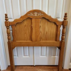 Solid Oak Twin Headboard
