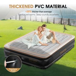 Inflatable Mattress Queen,Air Bed for Home&Camping,