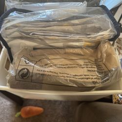 Shower curtain/  most 5.00 emerald green 10.00 only gray and yellow have hooks 10.00