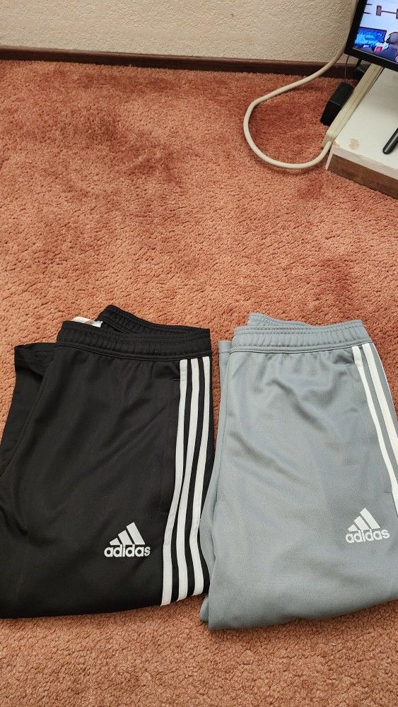 2 Adidas Pants Size Medium
