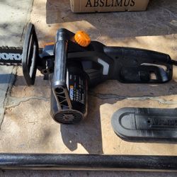 Worx brand pole chain saw, can be used without the pole too