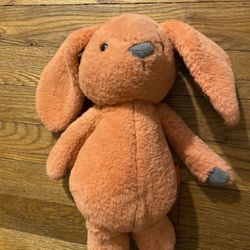 B Softies Orange Bunny Rabbit Plush 11" Coral Happy Hues Confetti EASTER