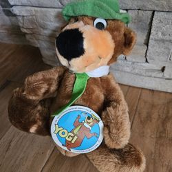 New Yogi Bear Stuffed Animal.  10 Inches Tall.