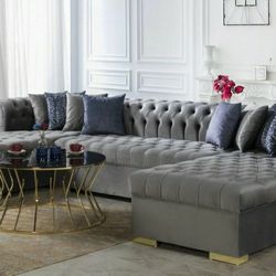 Sheffield Luxury Gray Sectional

