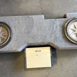 2-12inch Kicker Competition Speakers With Hifonics  Amp