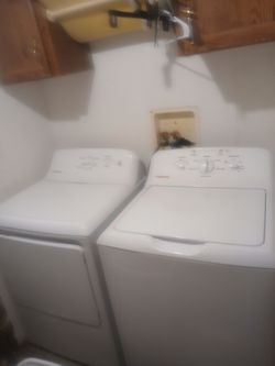 Washer and dryer set