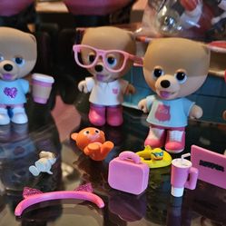 Jiffpom Cutelife Figure Lot Of 5