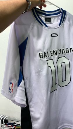 Balenciaga xl nba shirt white