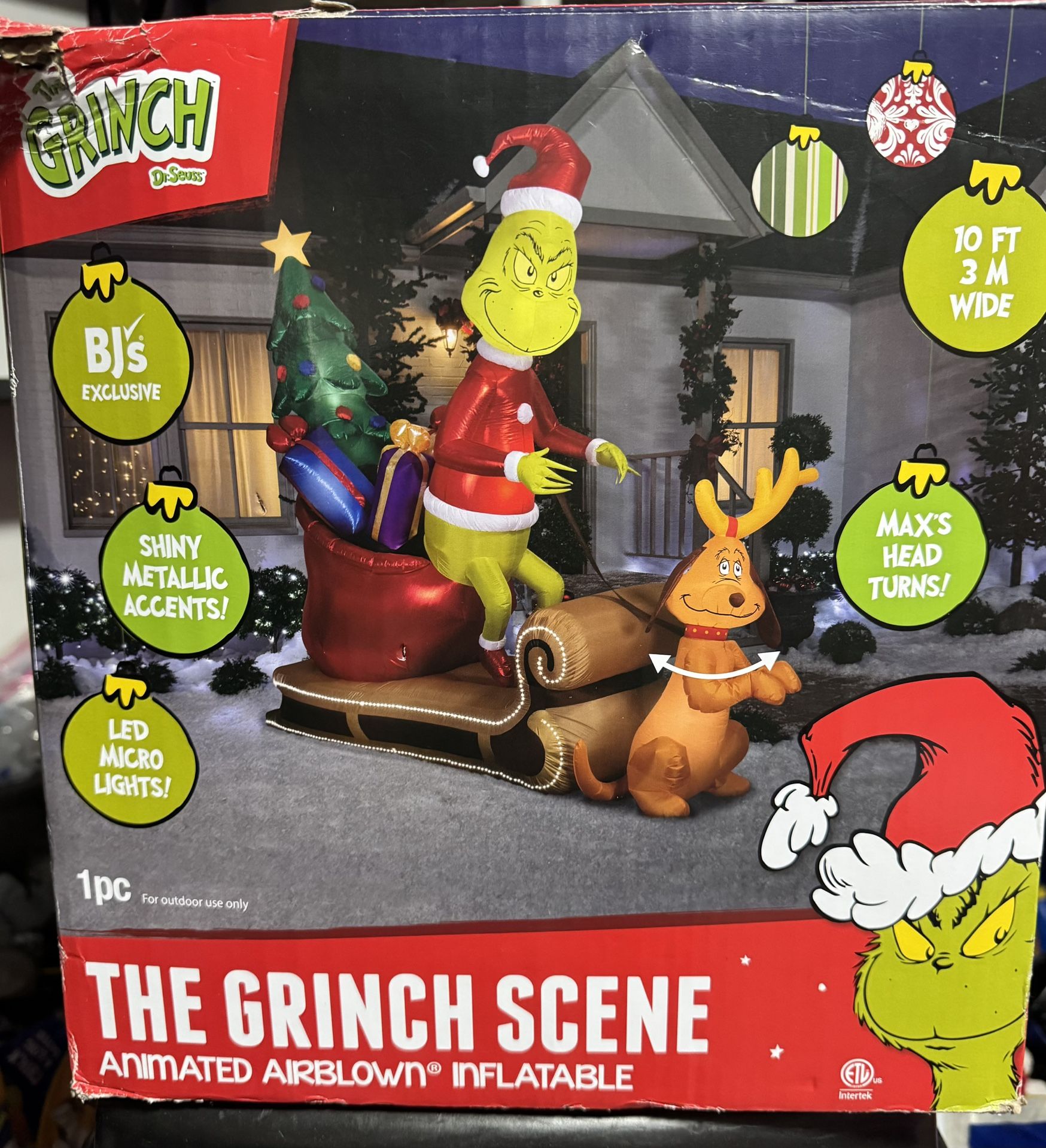 The Grinch Scene Inflatable