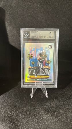 2024 Panini Donruss Downtown #17 Brock Bowers RC Graded